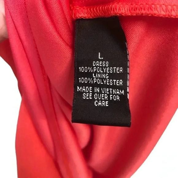 BCX Ruffled Chiffon Blouson Dress Size Large - Picture 10 of 11